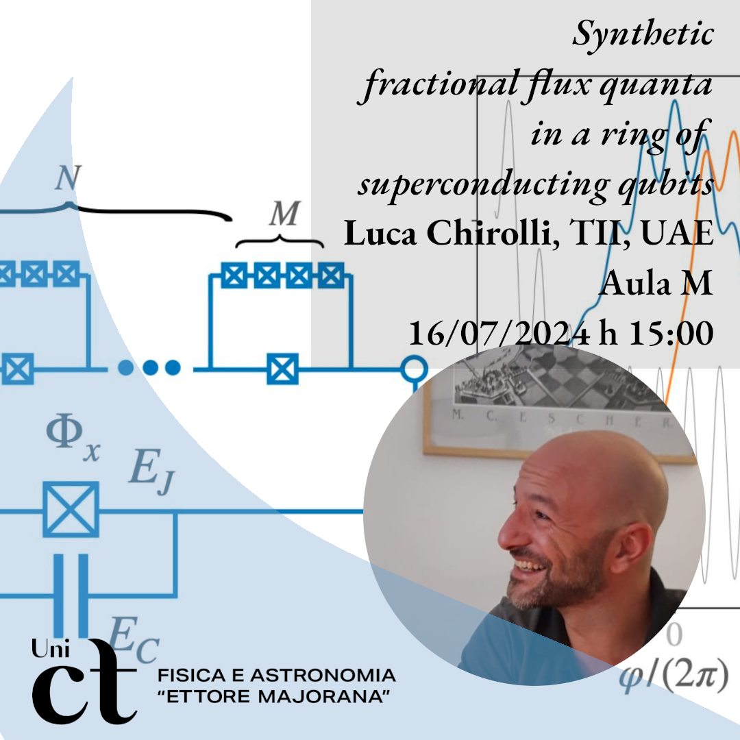 Synthetic fractional flux quanta in a ring of superconducting qubits