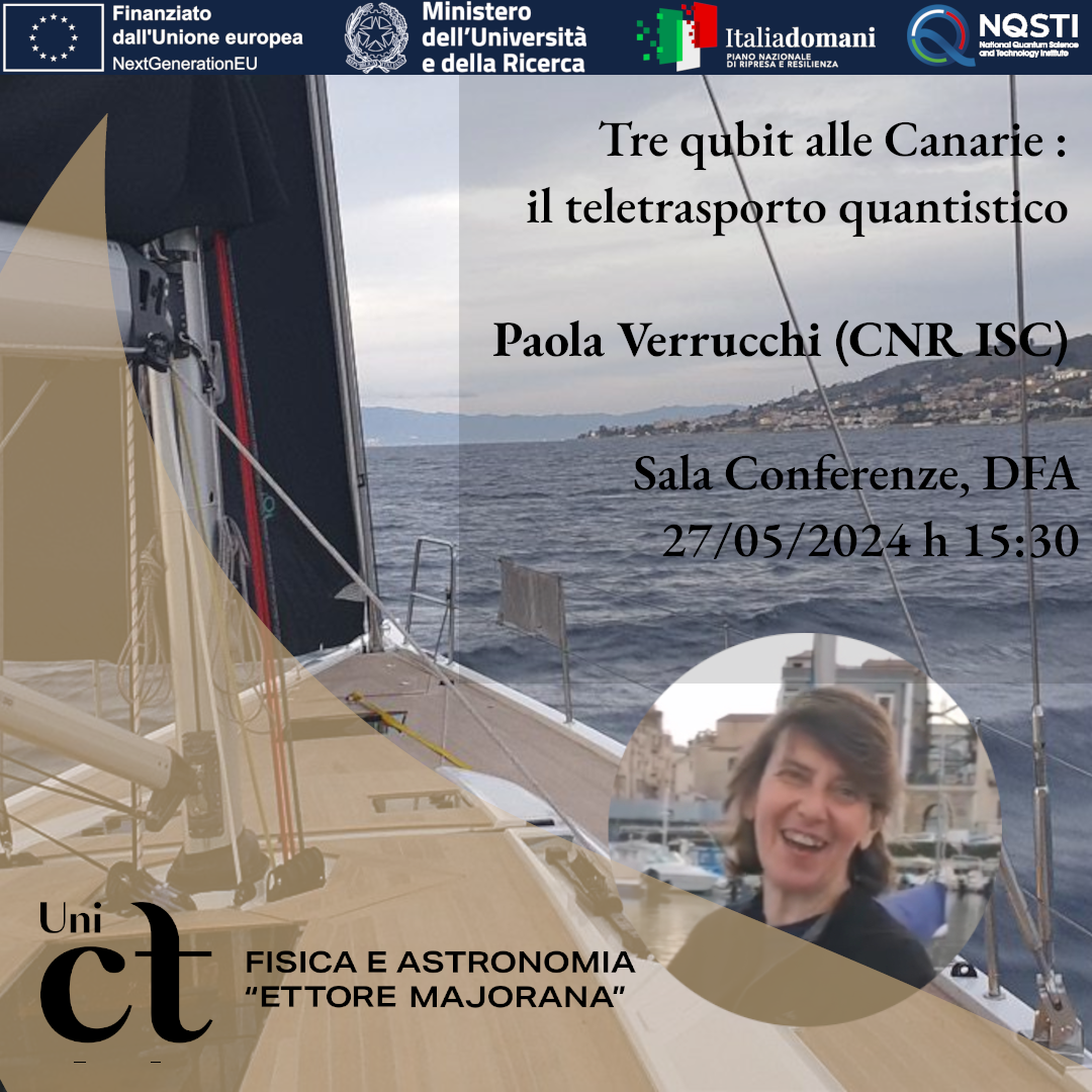 Tre qubit alle Canarie : il teletrasporto quantistico