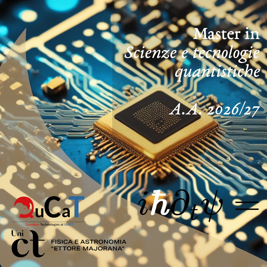 Master in Scienze e tecnologie quantistiche: A.A. 2026/27